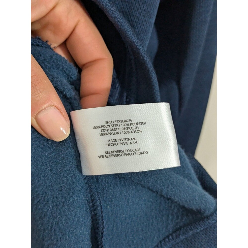 Orvis Sweatshirt Adult Sz L Blue Gray Jacket Full Zip Zipper Pockets Men - Picture 9 of 9